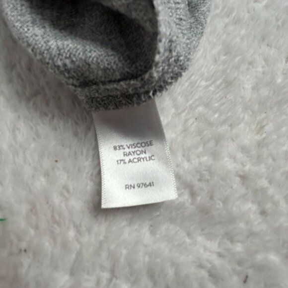 J. Jill Womens Gray Long Sleeve Button-Down Shirt XL Casual Pocket Lightweight - Picture 4 of 8